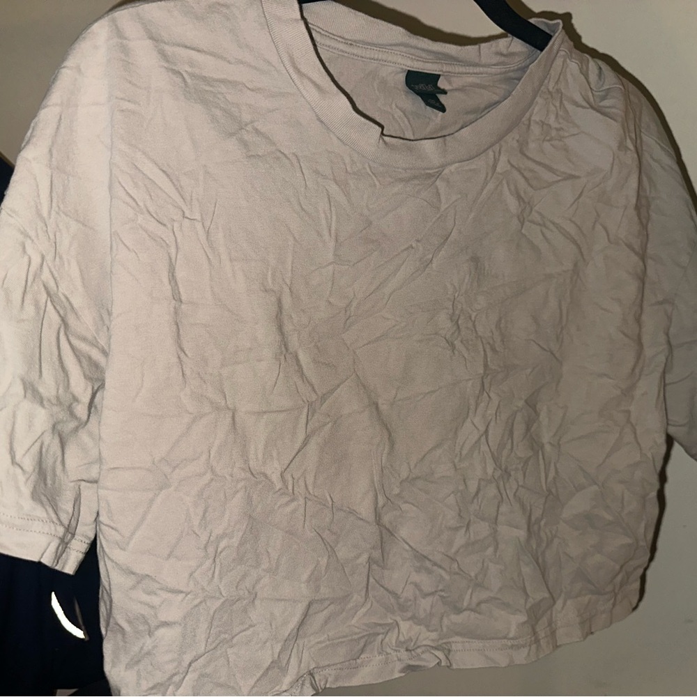 Wild Fable Beige Crop Top